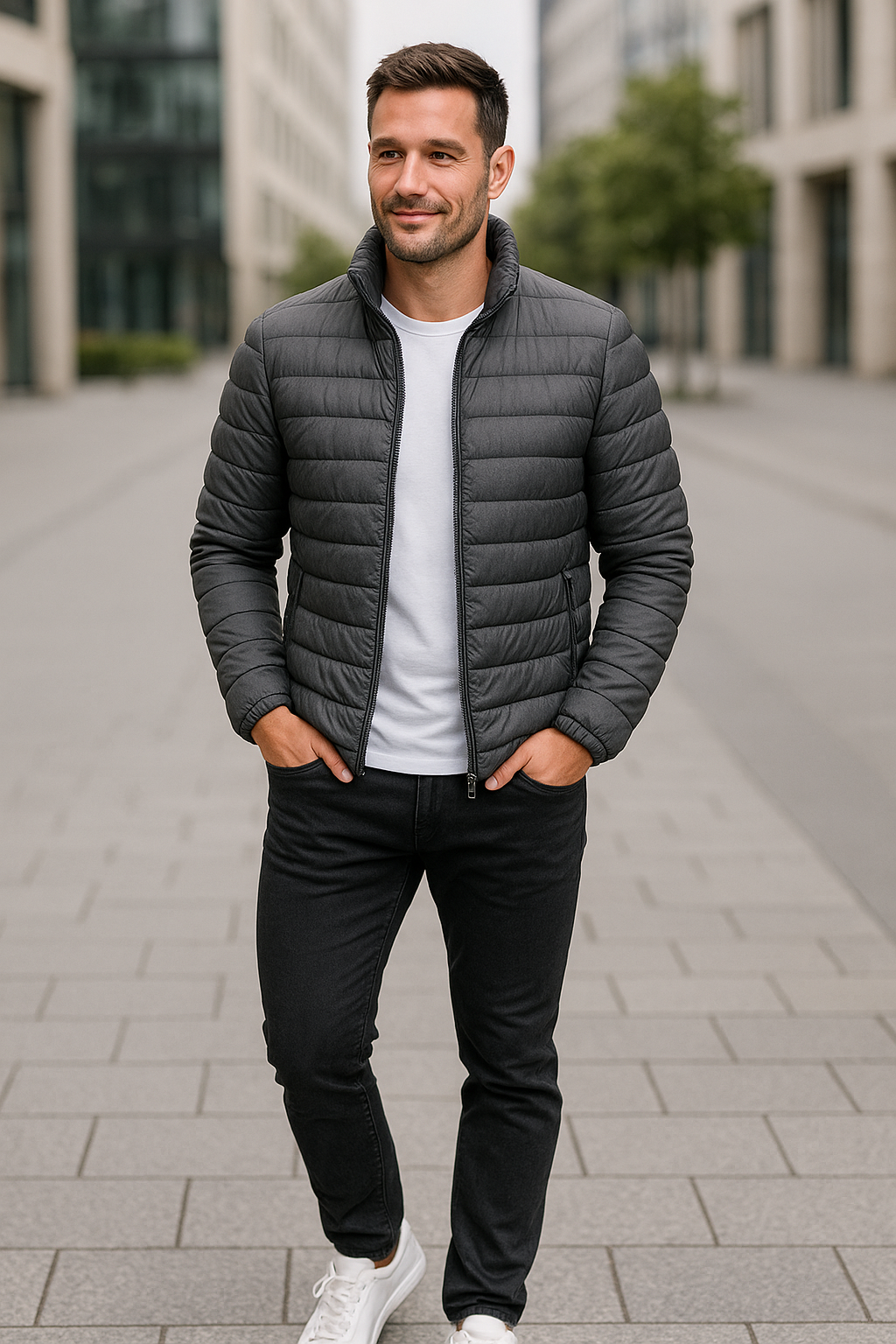 Rafello&Co | Warme Gewatteerde Windjas