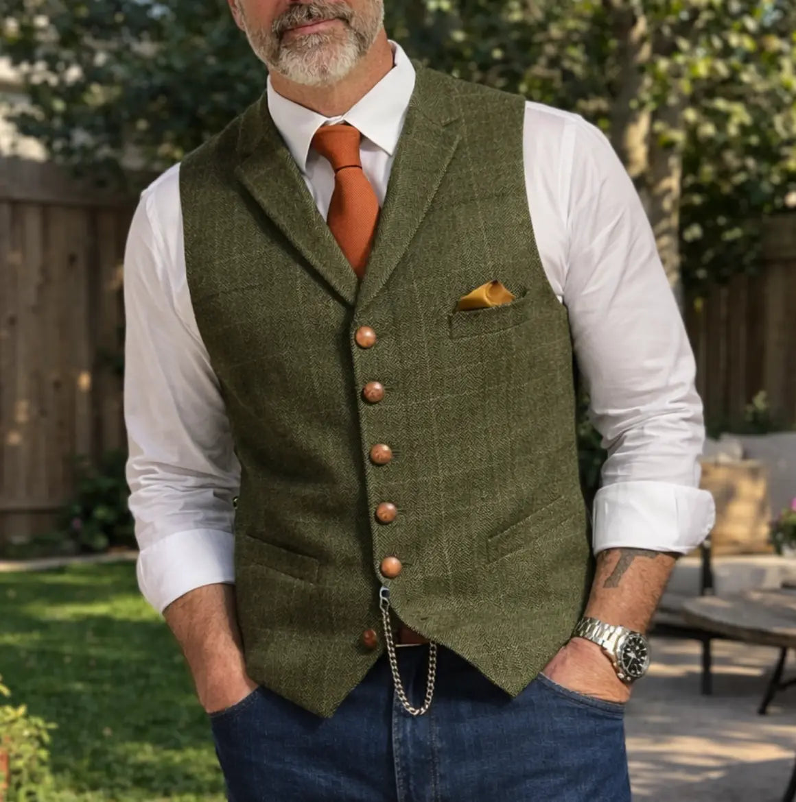 Rafello&Co | Verfijnd Getailleerd Gilet Rafello&Co