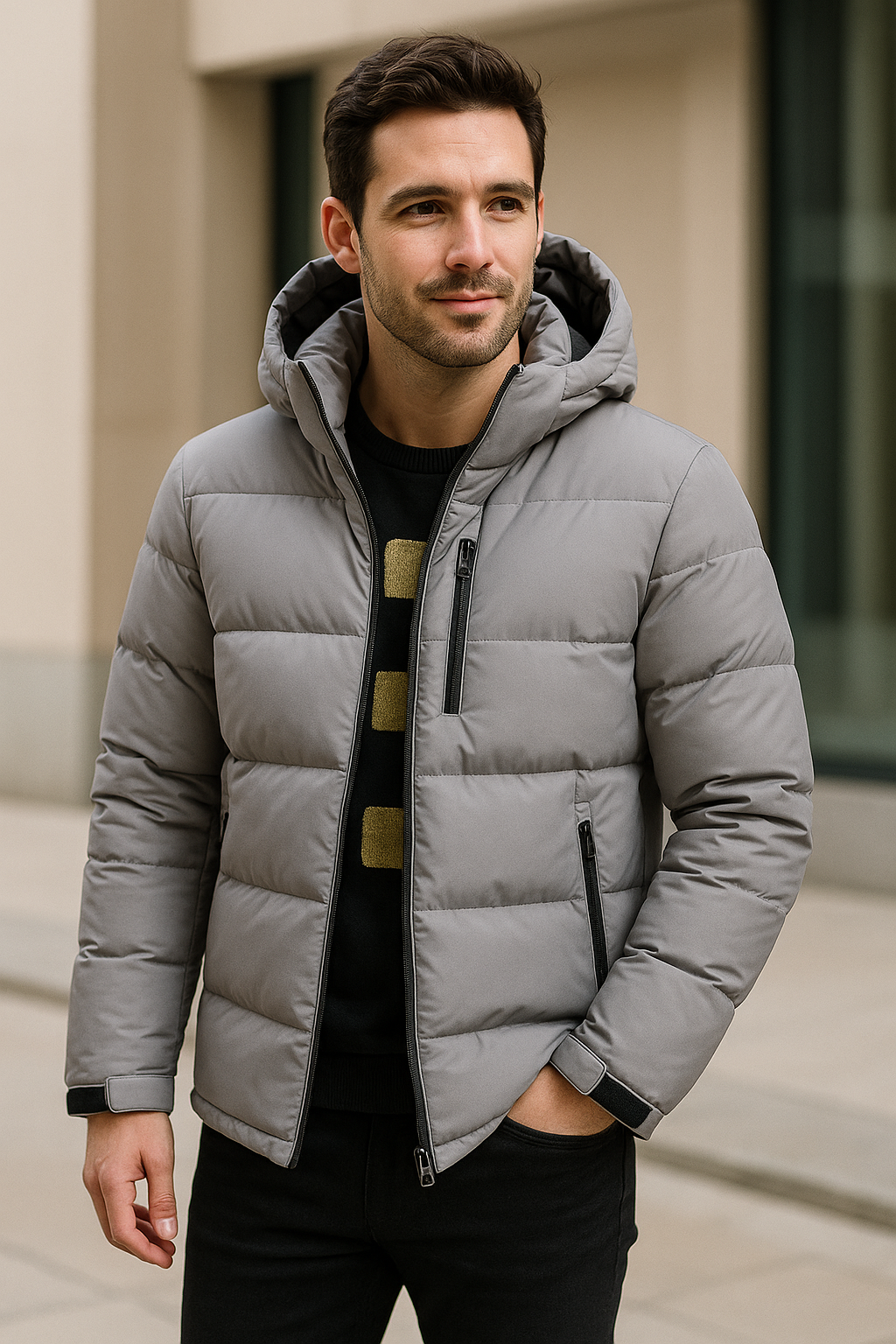 Rafello&Co | Warm Down Jacket with Detachable Hood