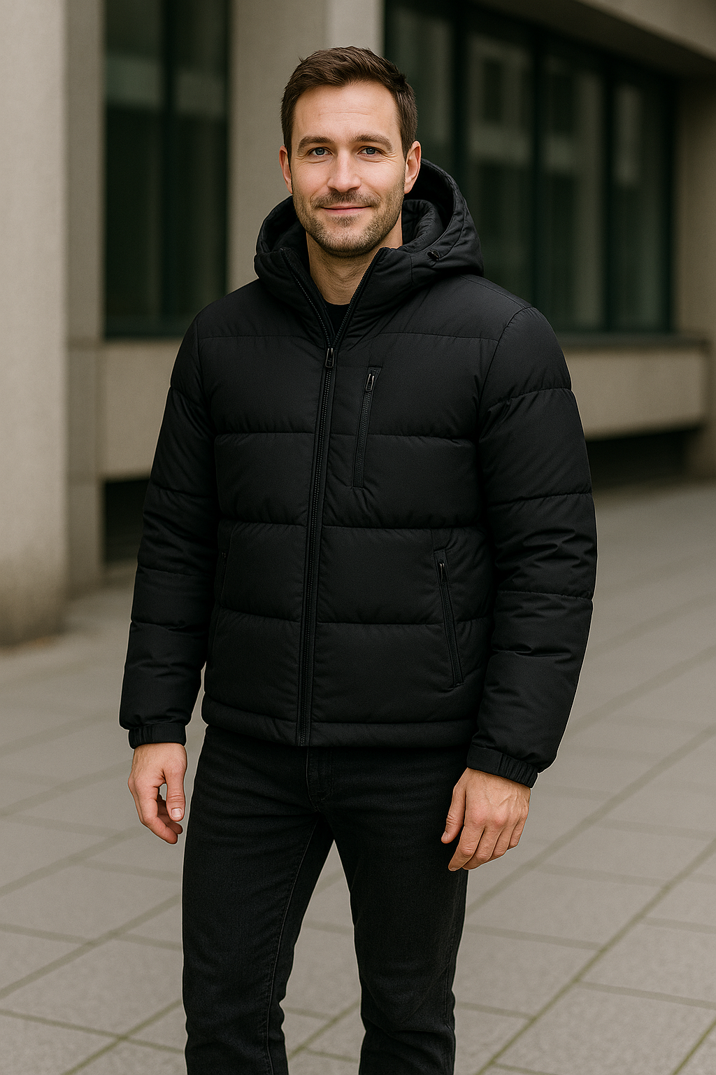 Rafello&Co | Warm Down Jacket with Detachable Hood