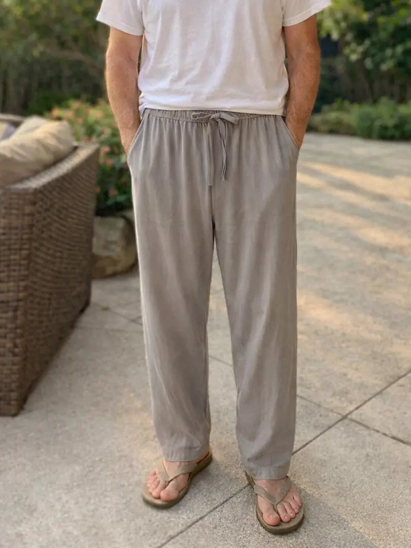 Marrakech - Slim Fit Linen Pantalon Rafello&Co