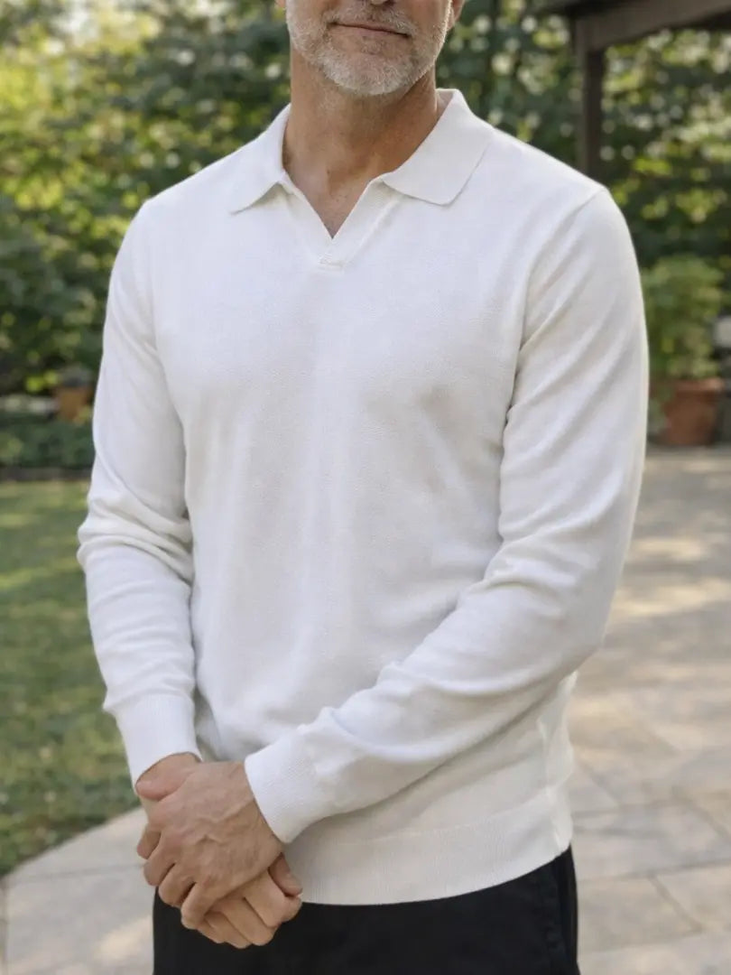 Fijn gebreide overhemd Rafello&Co