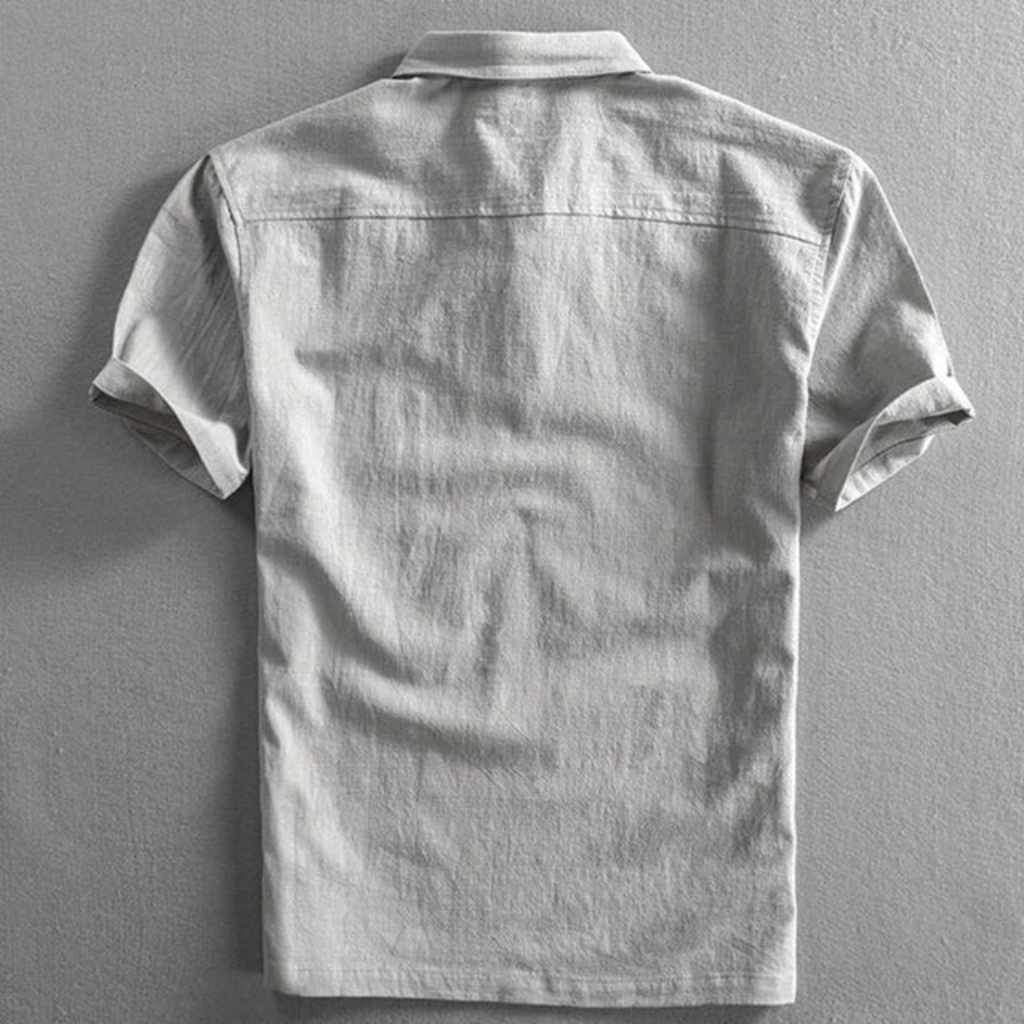 Elegant Linnen Poloshirt