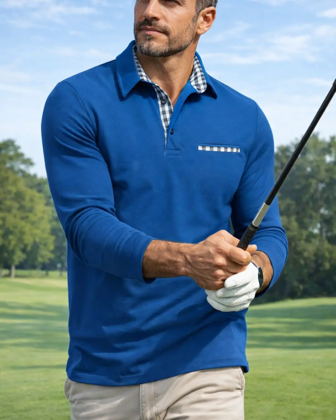 Rafello&Co | Poloshirt met Lange Mouwen Rafello&Co