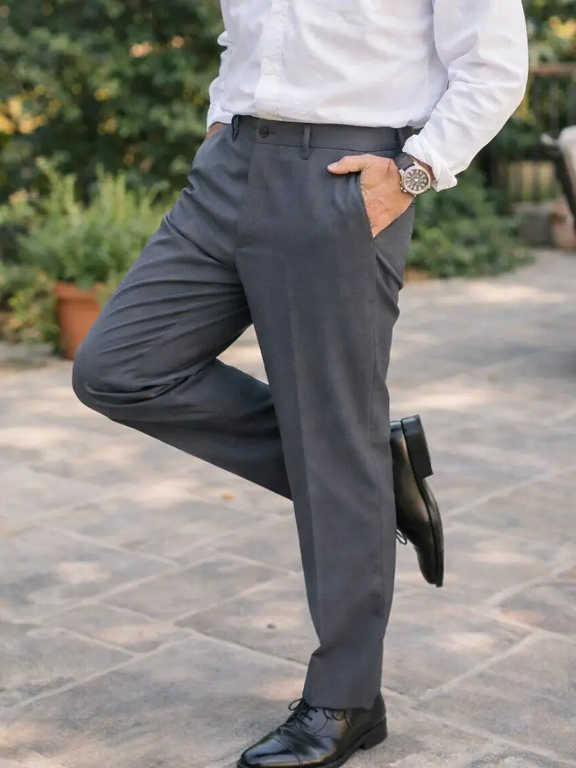 Rafello&Co | Hoog-Elastische Zijdezachte Pantalon Rafello&Co