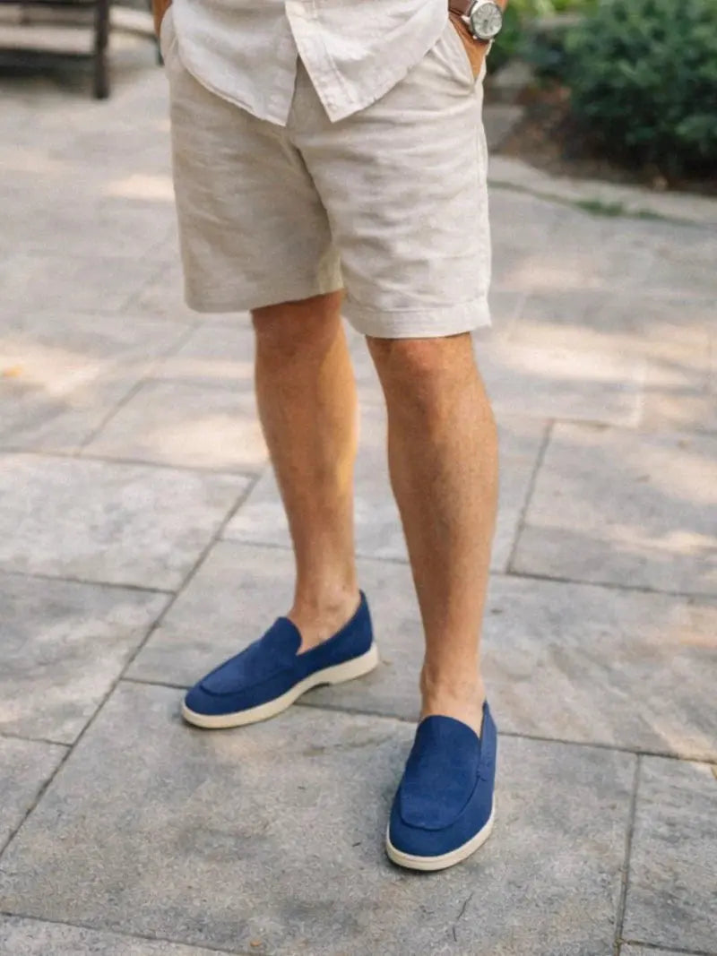 Rafello&Co | Old money Suède Instappers Rafello&Co