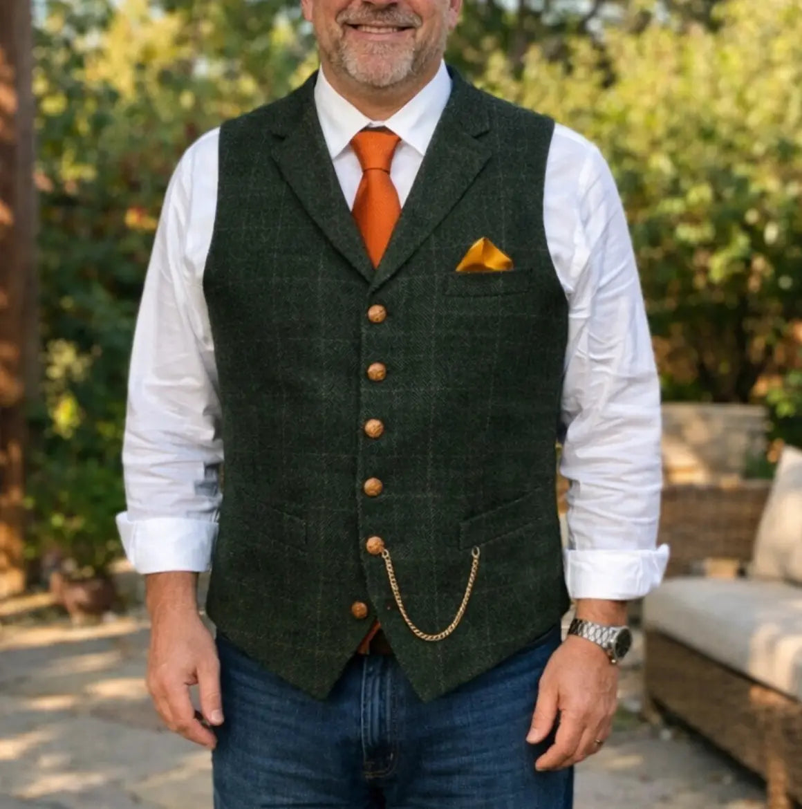 Rafello&Co | Verfijnd Getailleerd Gilet Rafello&Co