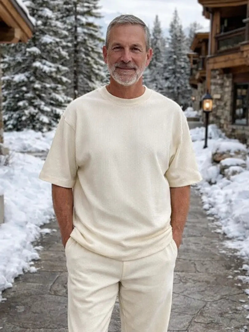 Rafello&Co | Oversize Ribstof T-shirt Rafello&Co