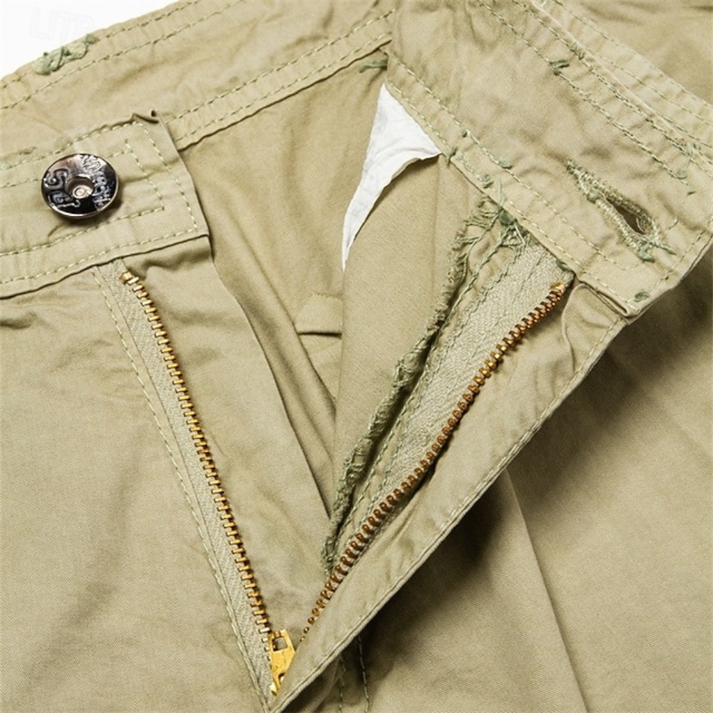 Men's Casual Six-Pocket Cargo Shorts