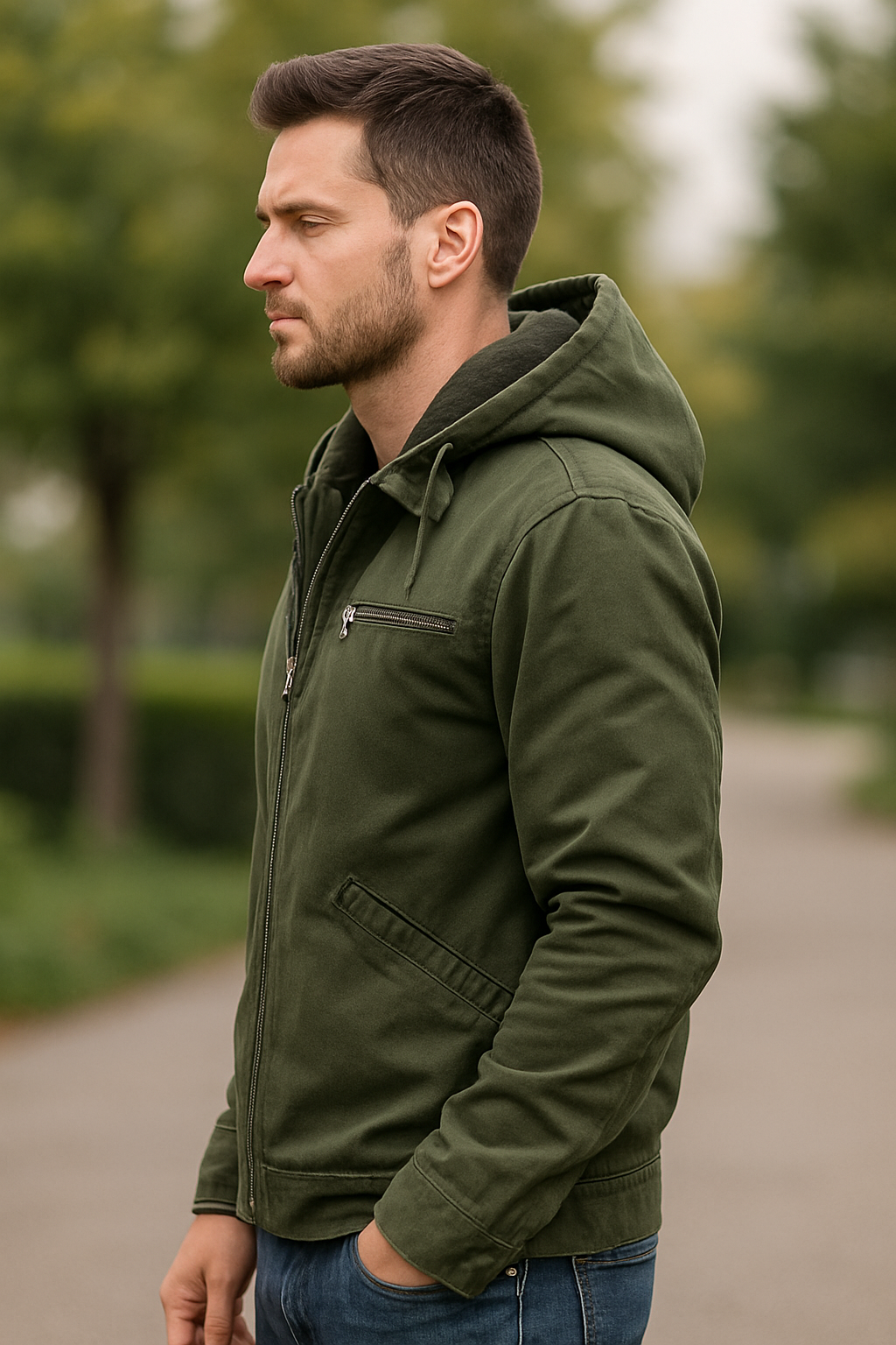 Rafello&Co | Warme Gevoerde Hoodie voor Casual Gebruik