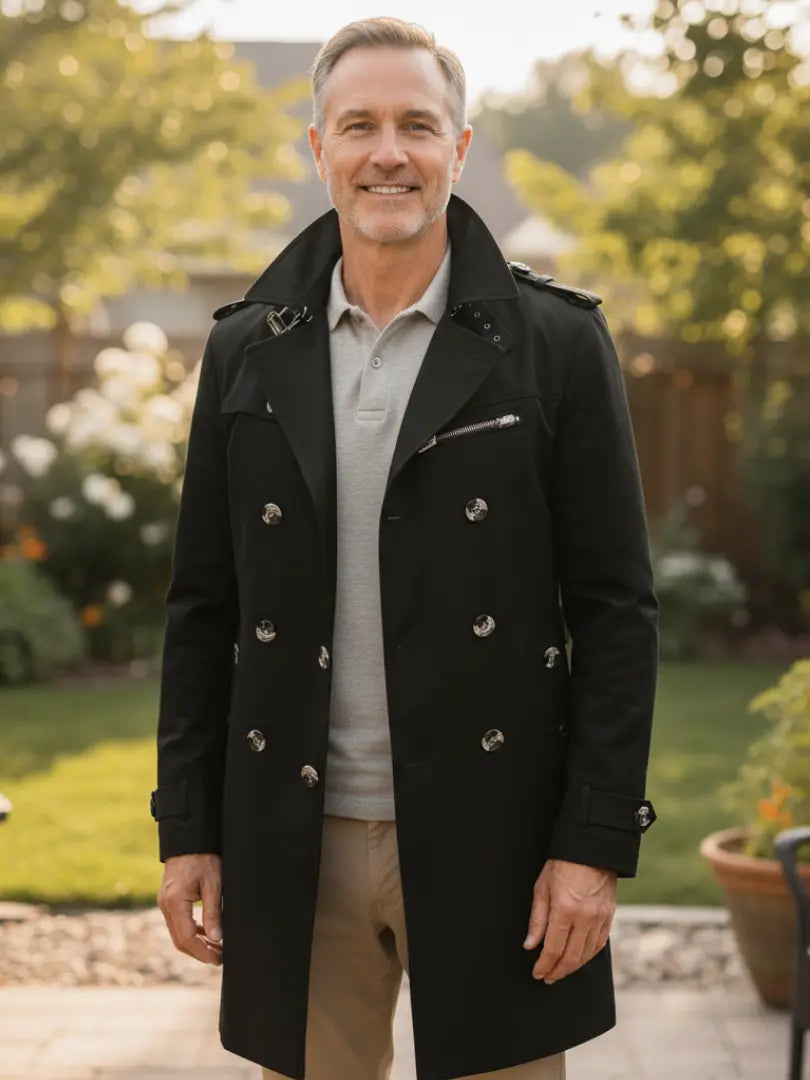 Rafello&Co | Trenchcoat met knoop Rafello&Co