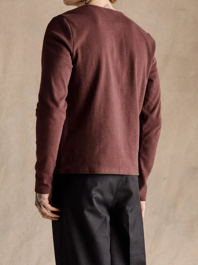 Rafello&Co | Geribd Henley-shirt Rafello&Co