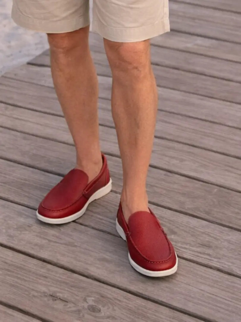 Vintage Koeienhuid Leren Instapschoenen Rafello&Co