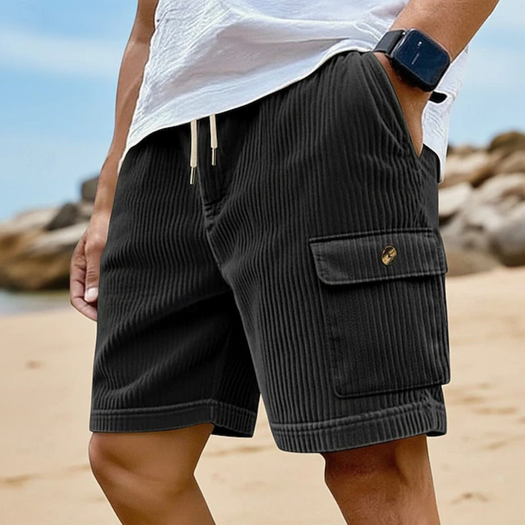 Men’s Corduroy Cargo Shorts