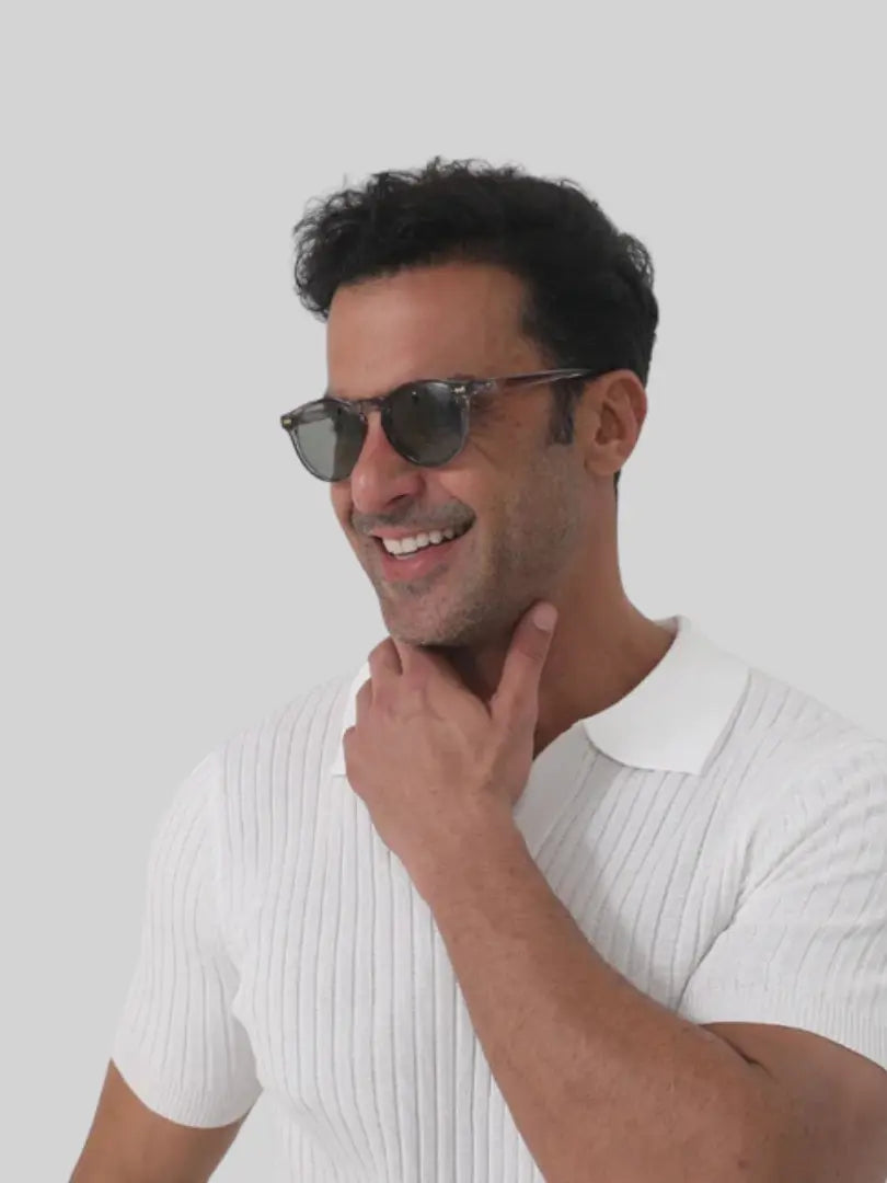 Vintage Geld Gepolariseerde Zonnebril Rafello&Co