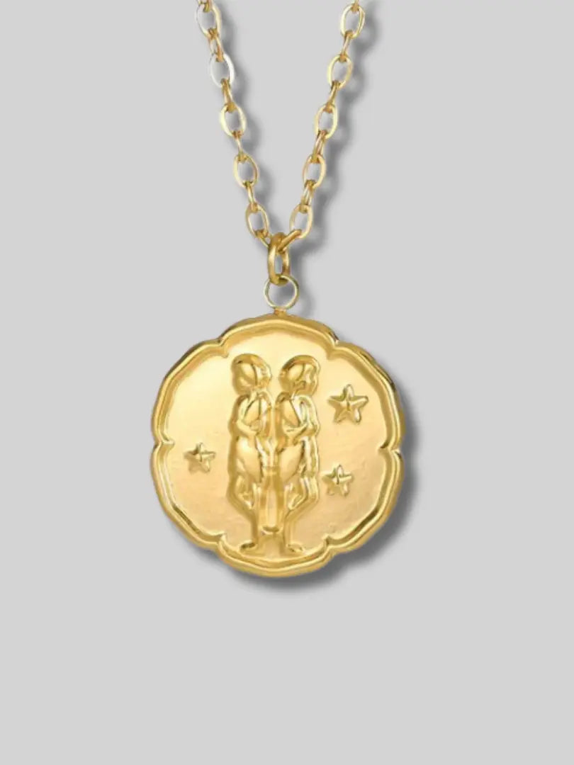 Gold Zodiac Sign Necklace Rafello&Co