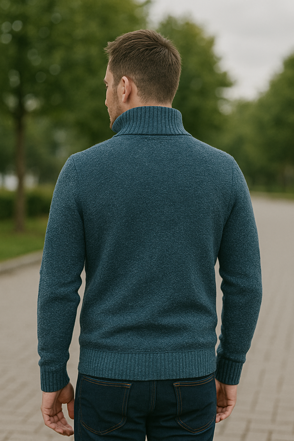 Rafello&Co | Luxury Knitted Slim Fit Jacket