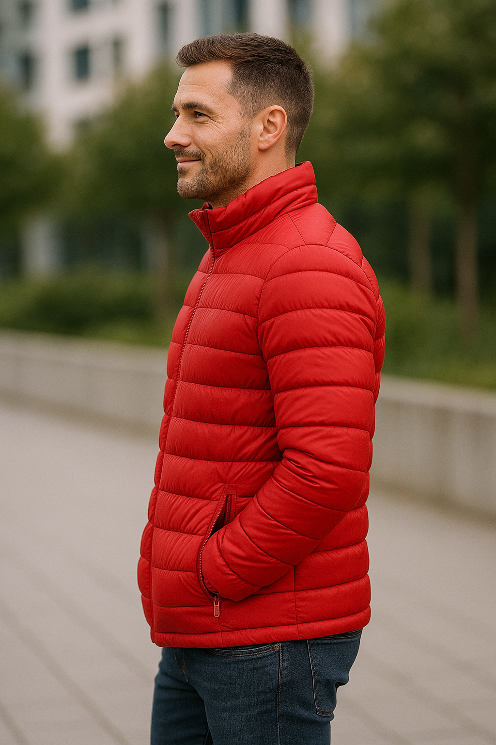 Rafello&Co | Warme Gewatteerde Windjas