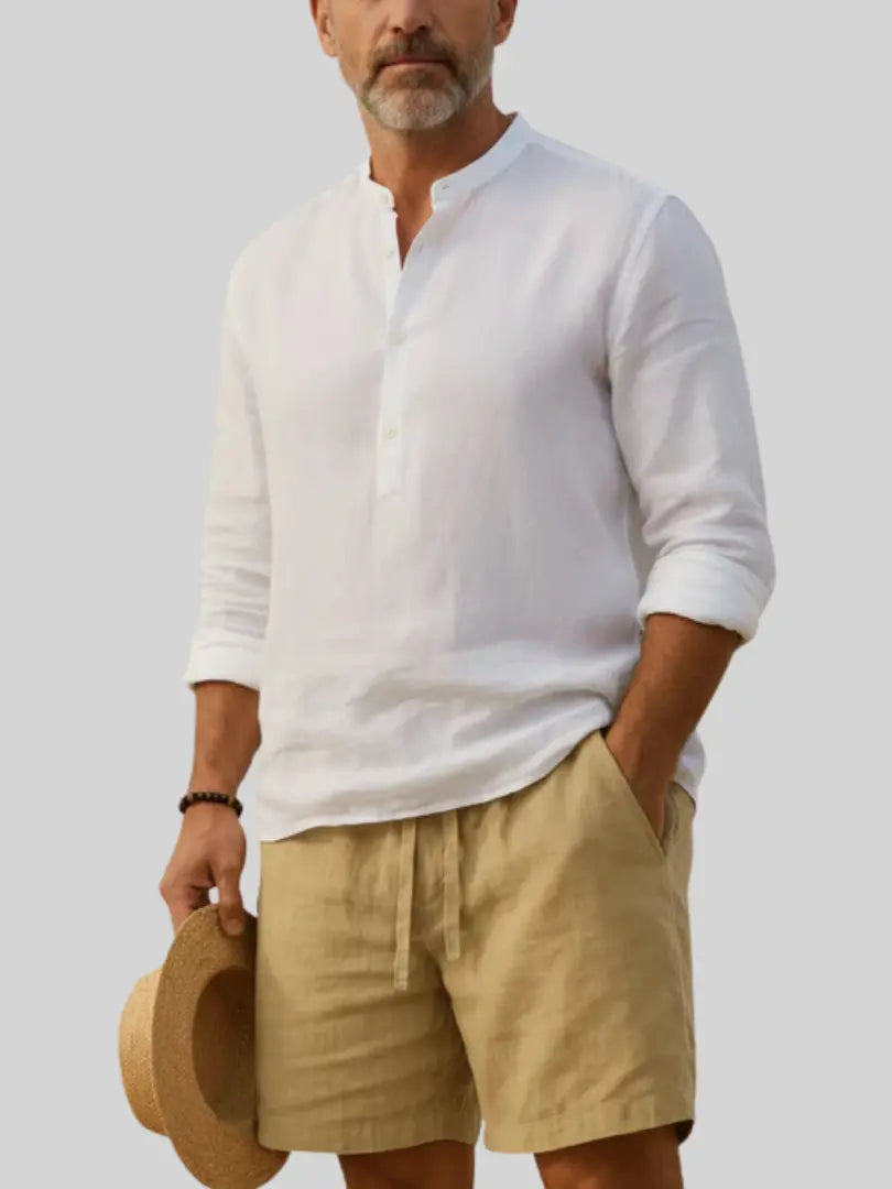 Remo™ - Stijlvolle Linnen Shorts Rafello&Co