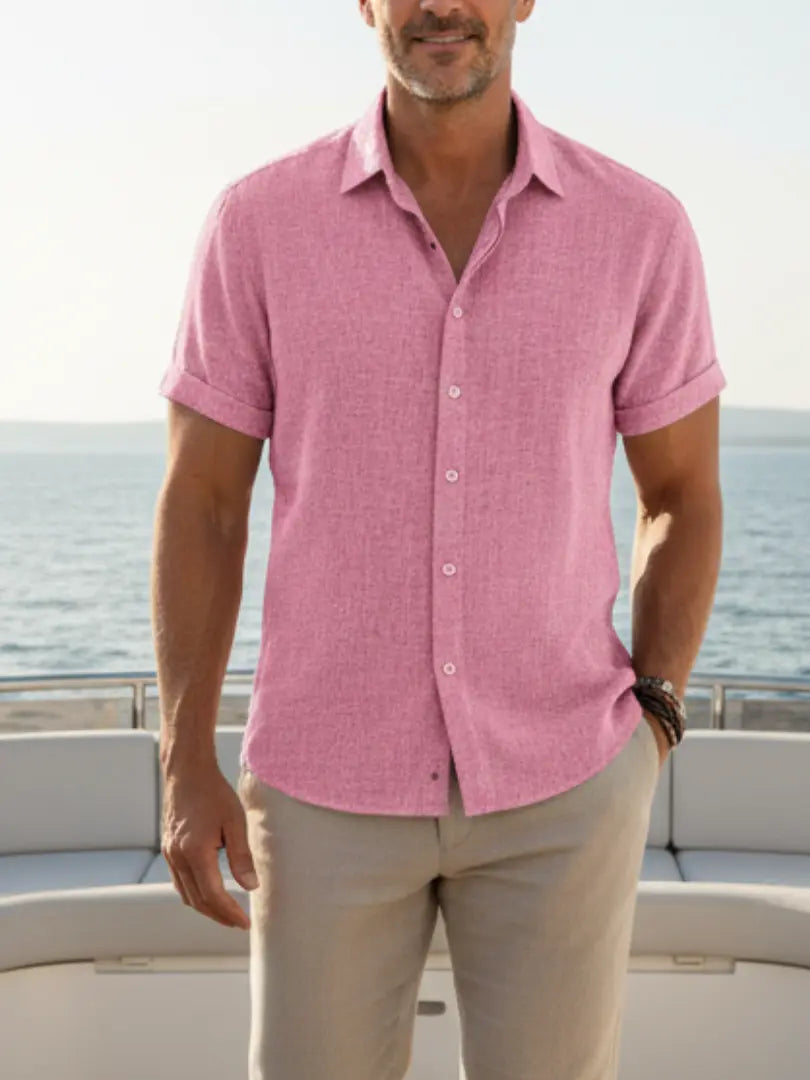 Rafello&Co | Klassiek linnen overhemd Rafello&Co