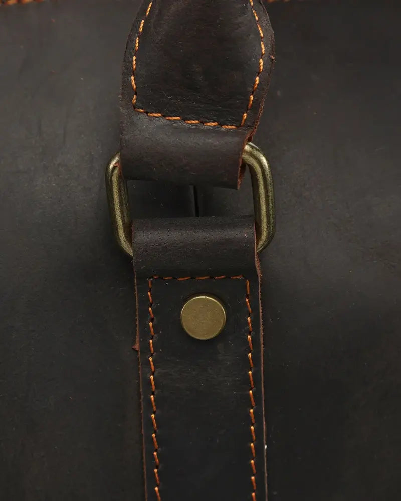 Montague Leather Duffle Bag Rafello&Co