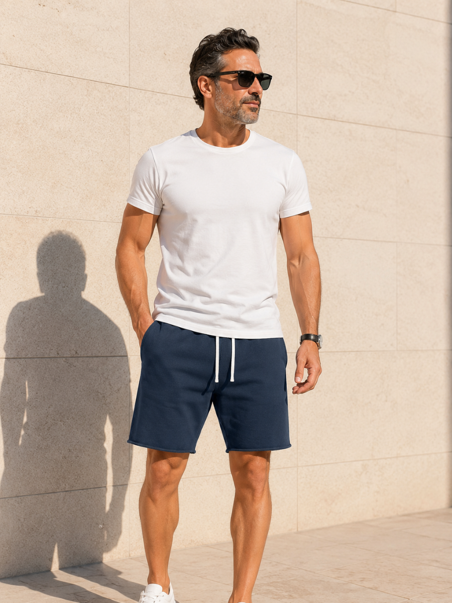 Classic Everyday Comfort Drawstring Shorts