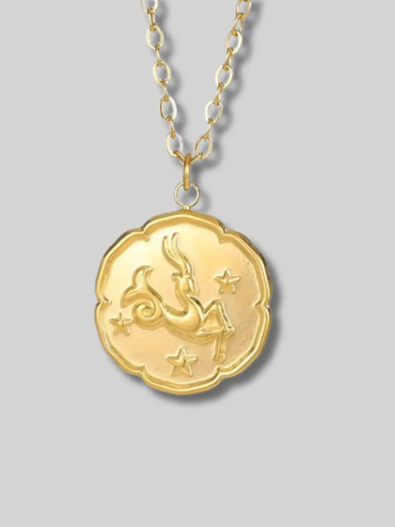 Gold Zodiac Sign Necklace Rafello&Co
