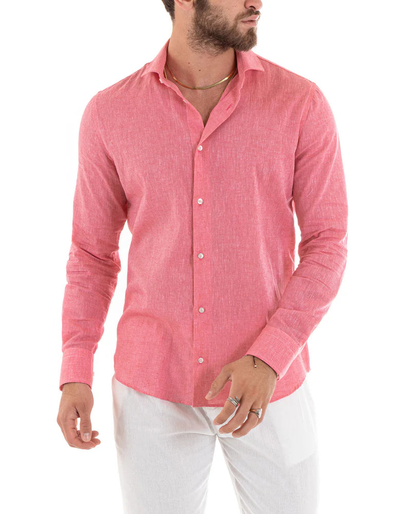 Men’s Tailored Linen Shirt