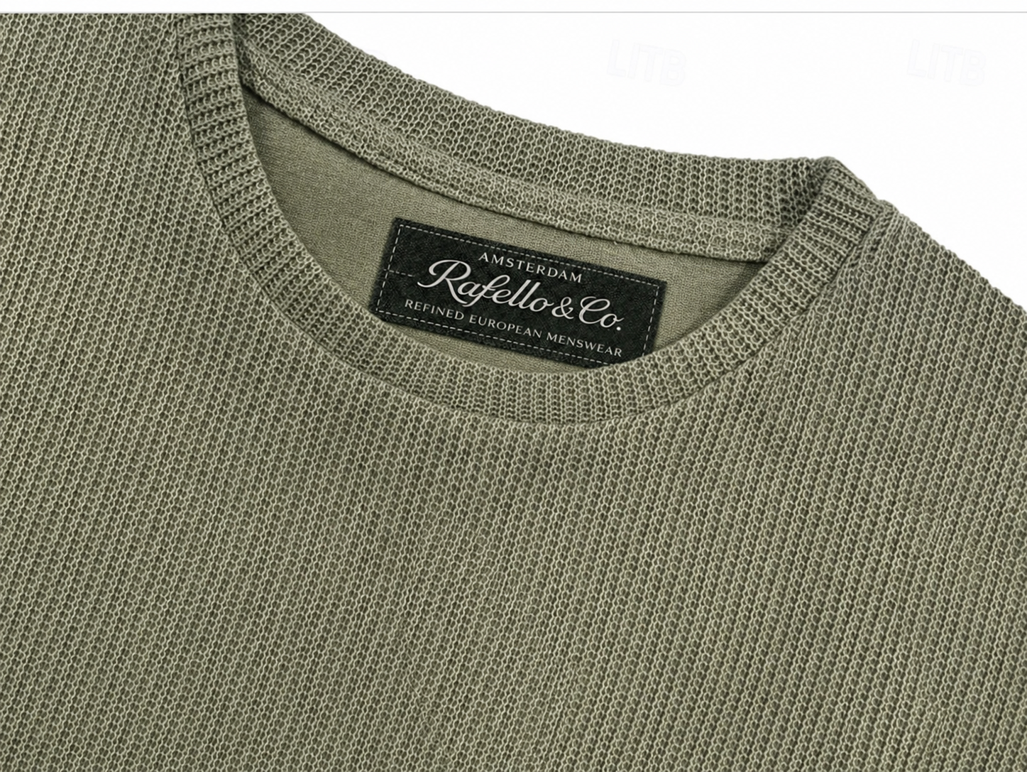 Men's Waffle Knit Summer T-Shirt