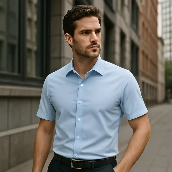 Rafello&Co | Fitted Short Sleeve Shirt