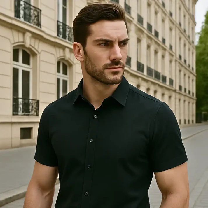 Rafello&Co | Fitted Short Sleeve Shirt