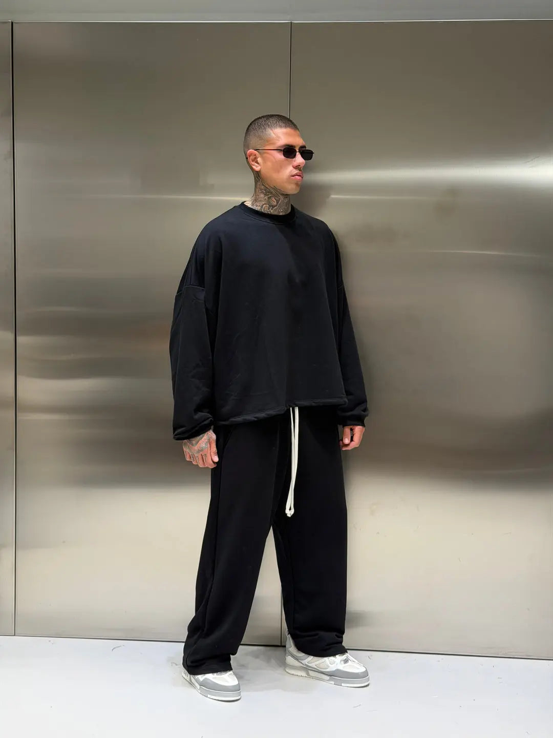 Rafello&Co | Oversized Jumpsuit met Ronde Hals Rafello&Co