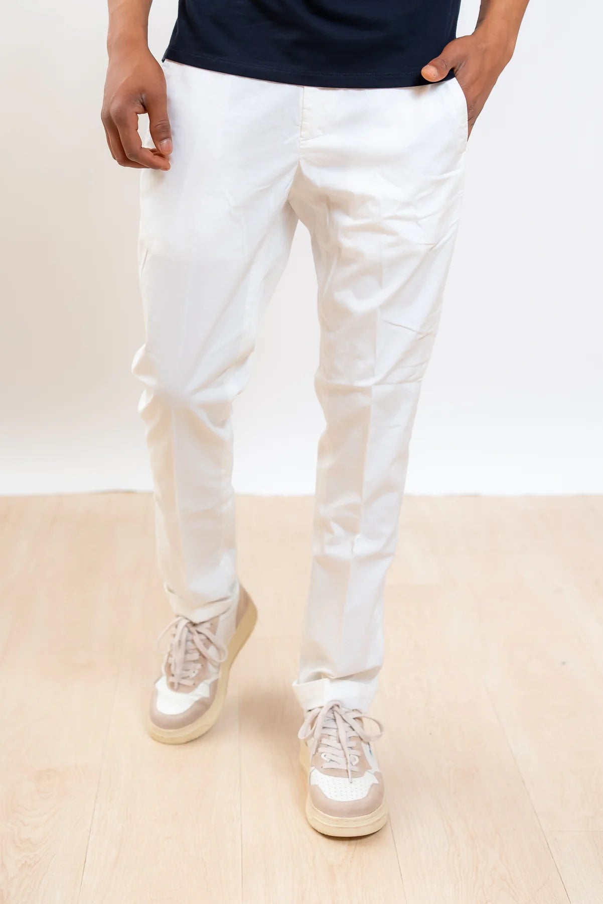 Rafello&Co | Trousers in White Cotton