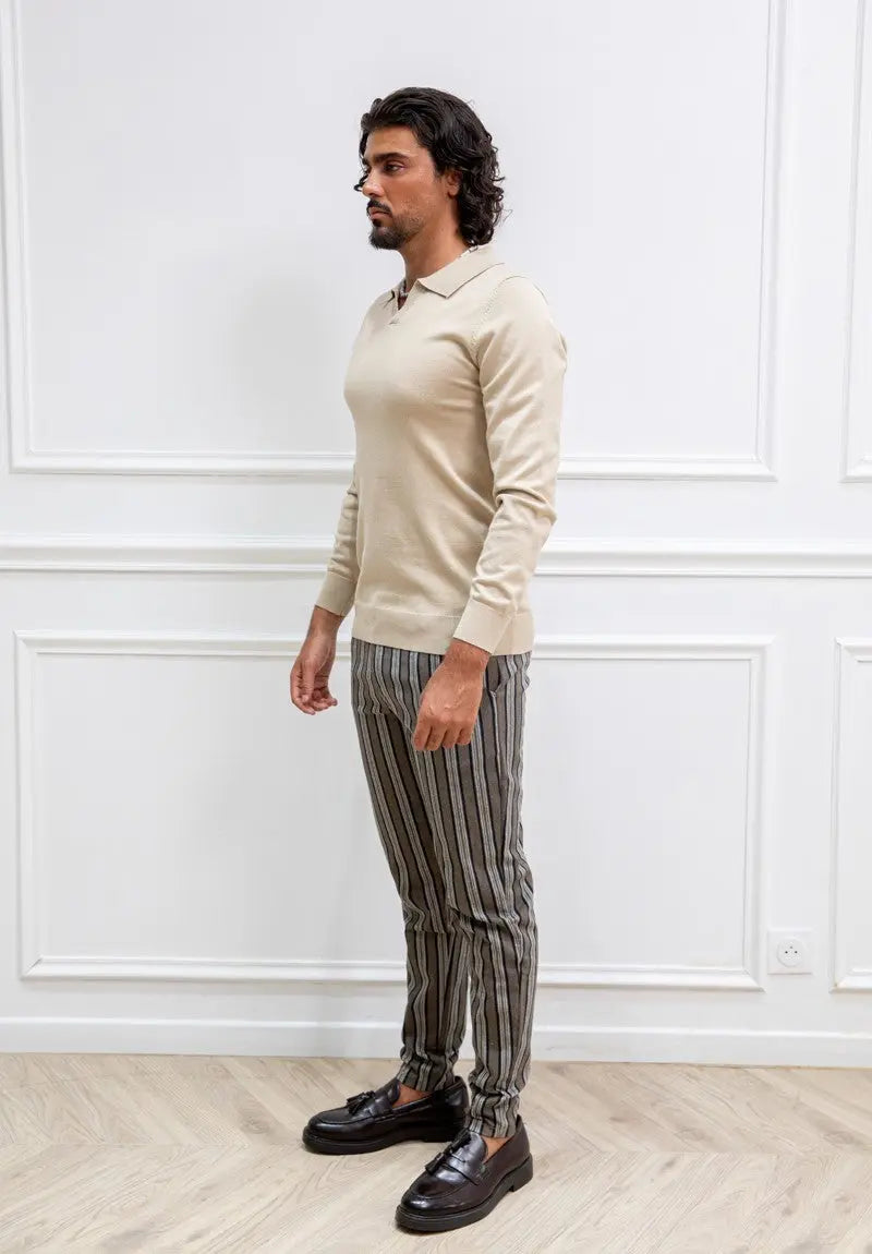 Fijn gebreide overhemd Rafello&Co