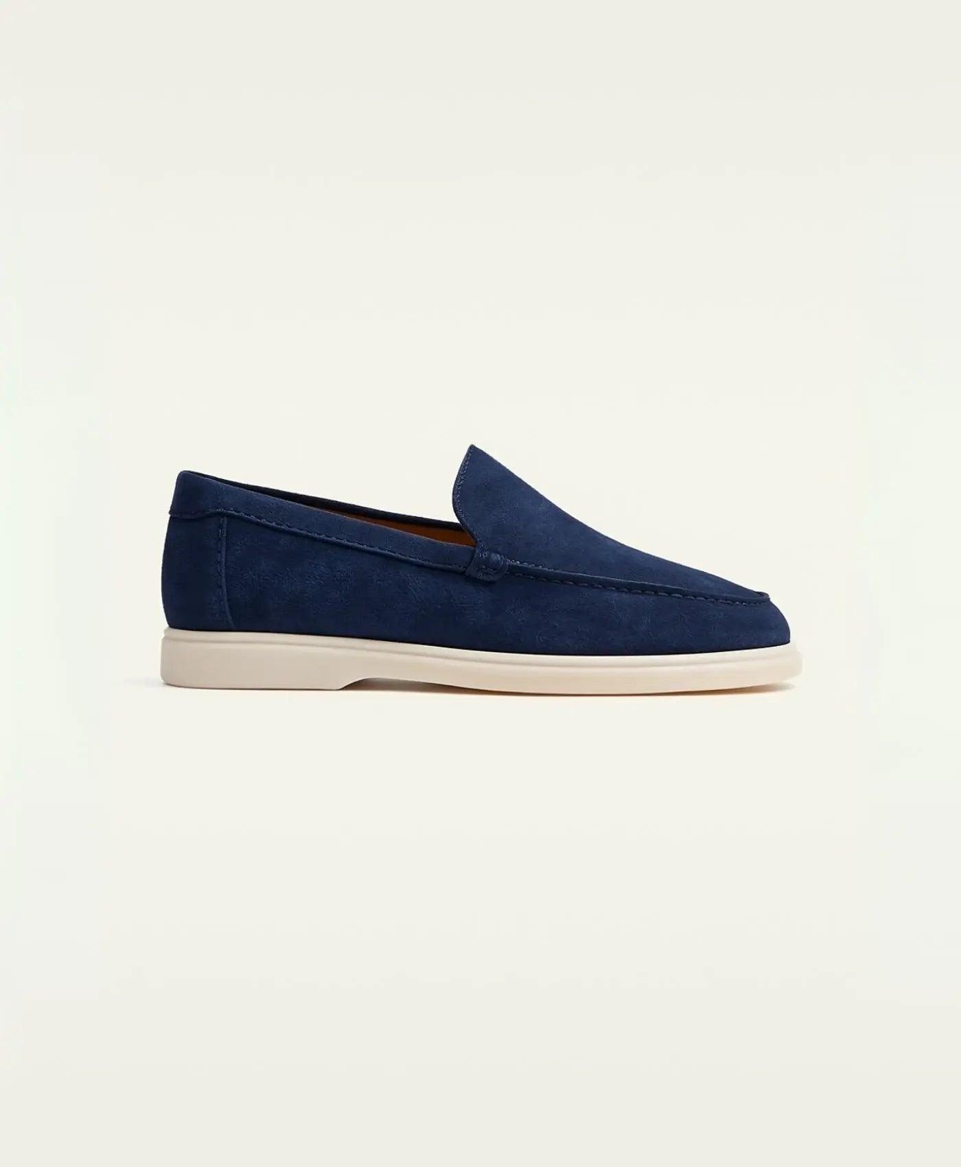 Loafers Yacht Club in suède – Marineblauw Rafello&Co