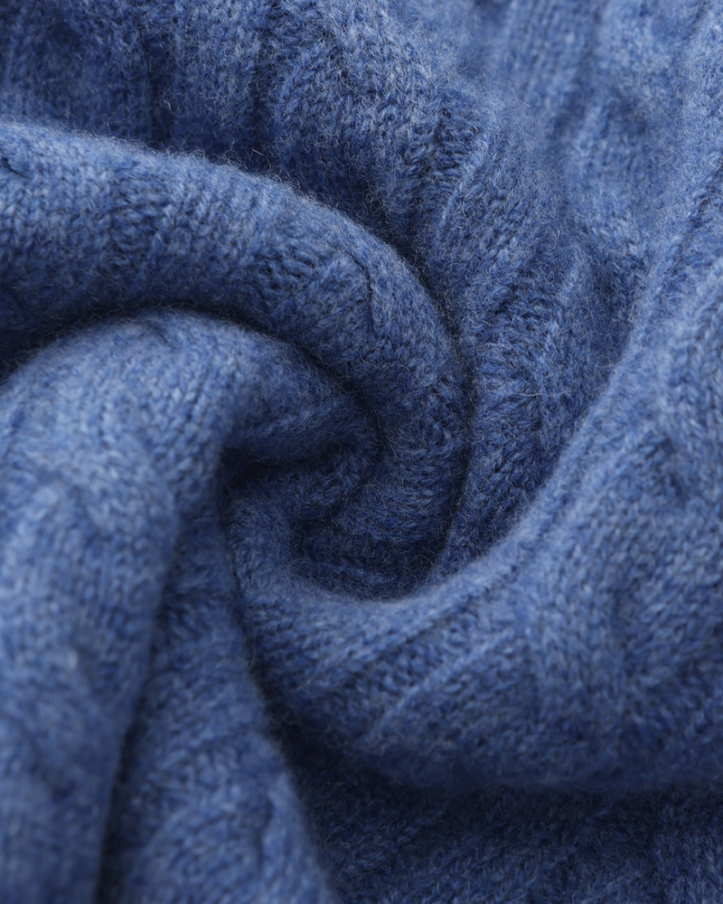 De Veneto – Kasjmieren Half-Zip Cardigan