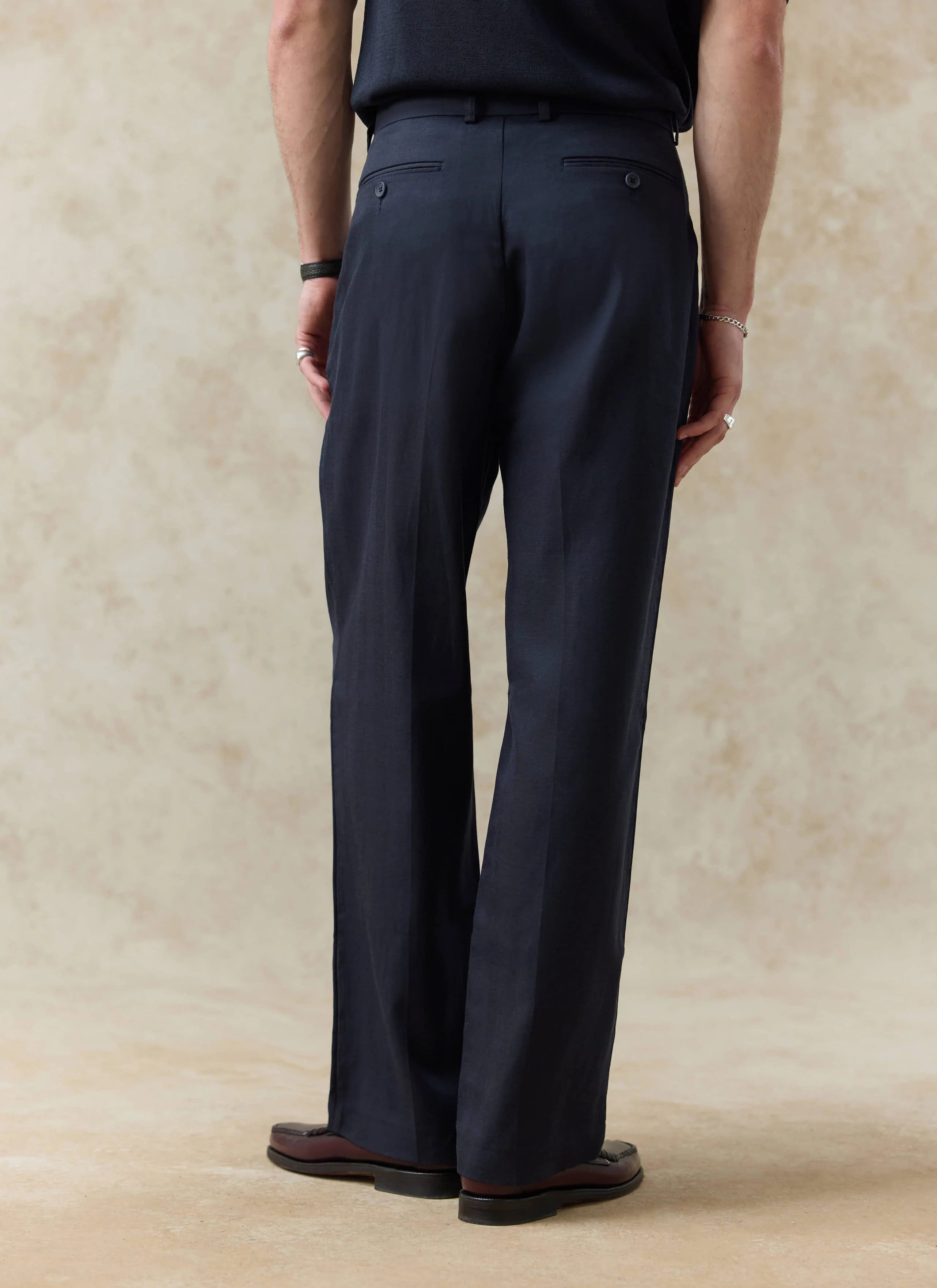 Rafello&Co | Pleated Lyocell Trousers