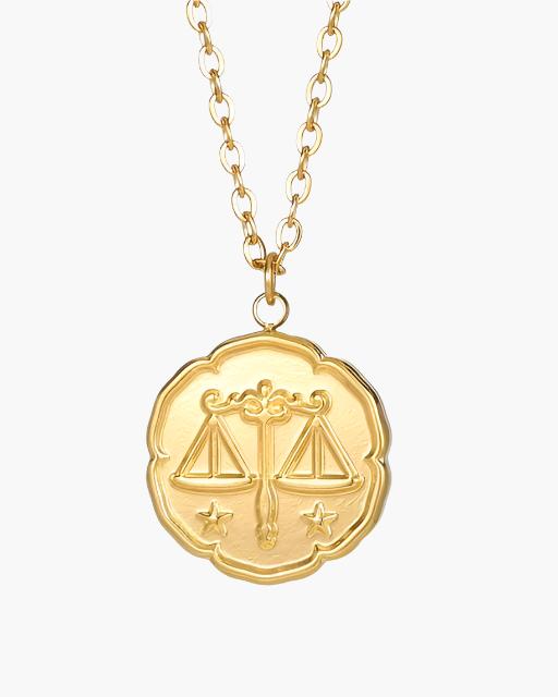 Gold Zodiac Sign Necklace