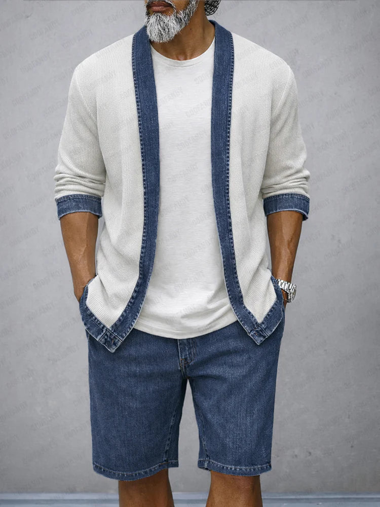 Men’s Modern Casual Two-Piece Set