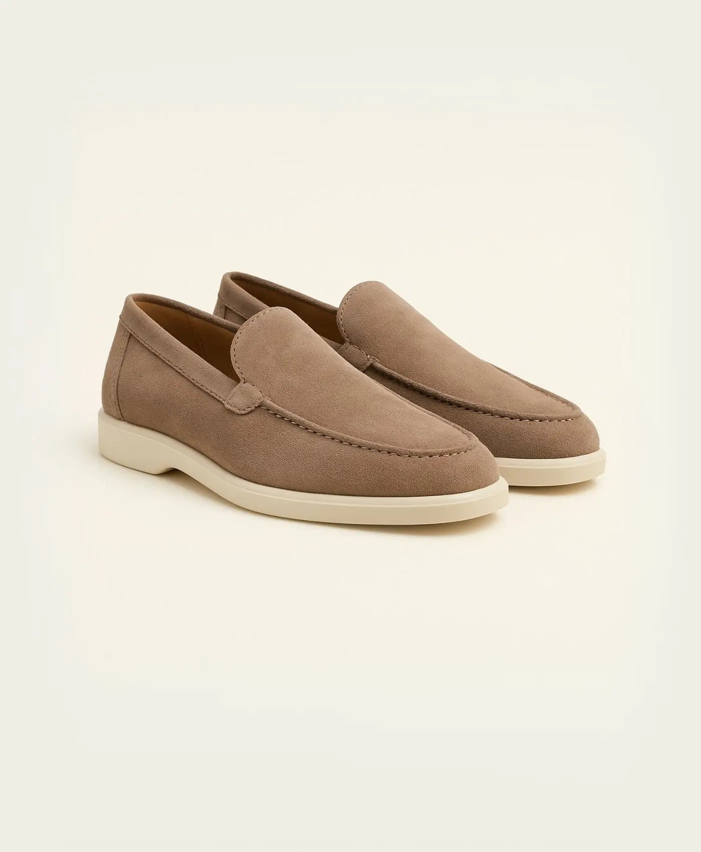 Loafers Yacht Club suède – Taupe Rafello&Co