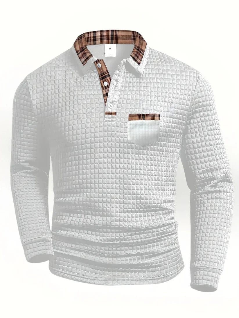 Rafello&Co | Textured Long Sleeve Shirt