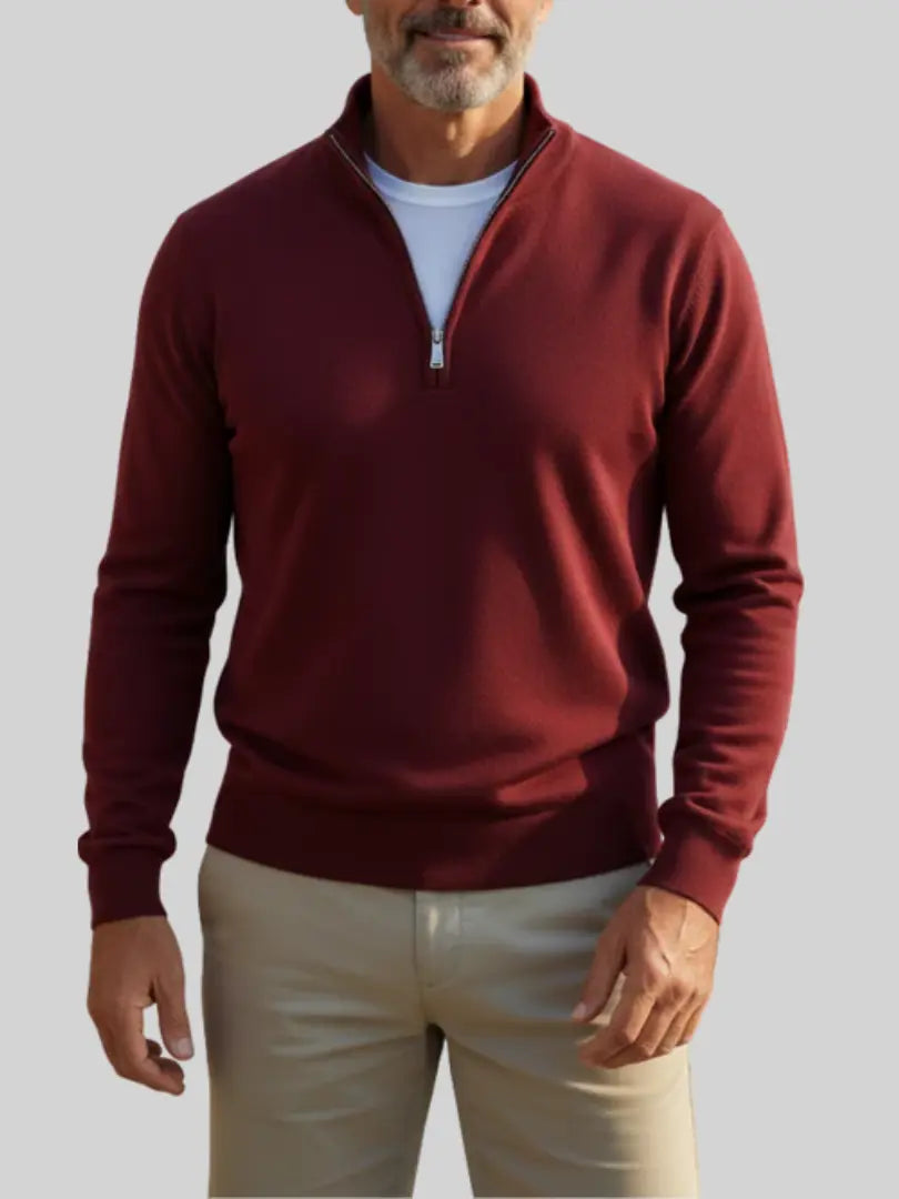 Rafello&Co | Lichtgewicht Quarter Zip Pullover Rafello&Co