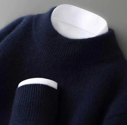 Rafello&Co | Classic Crew Neck Knit Sweater