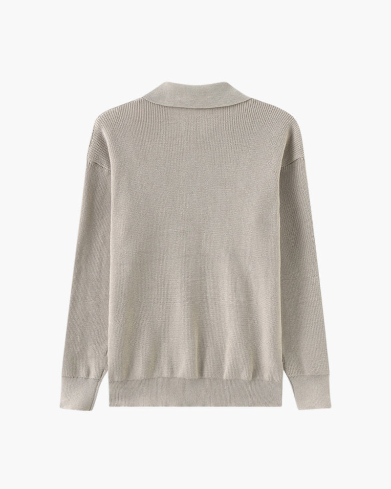 The Cesare – Half-Zip Knitted Sweater