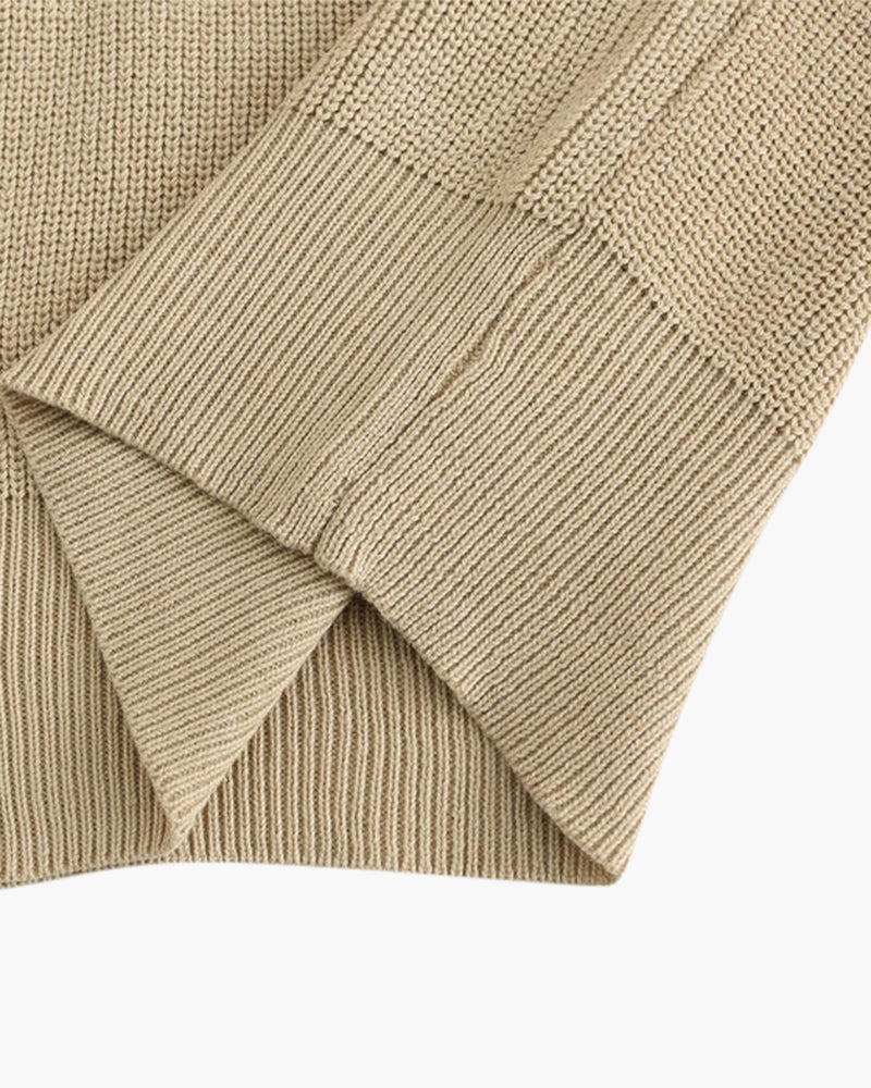 The Cesare – Half-Zip Knitted Sweater