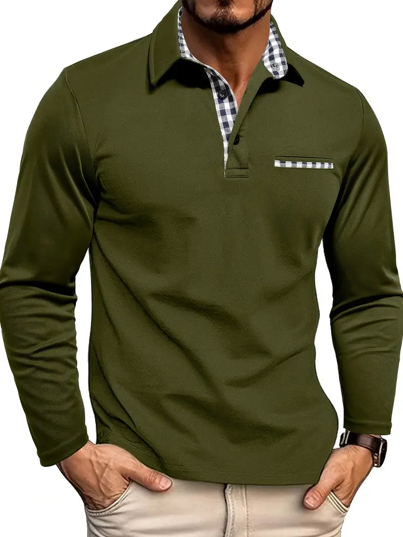 Rafello&Co | Long Sleeve Polo Shirt