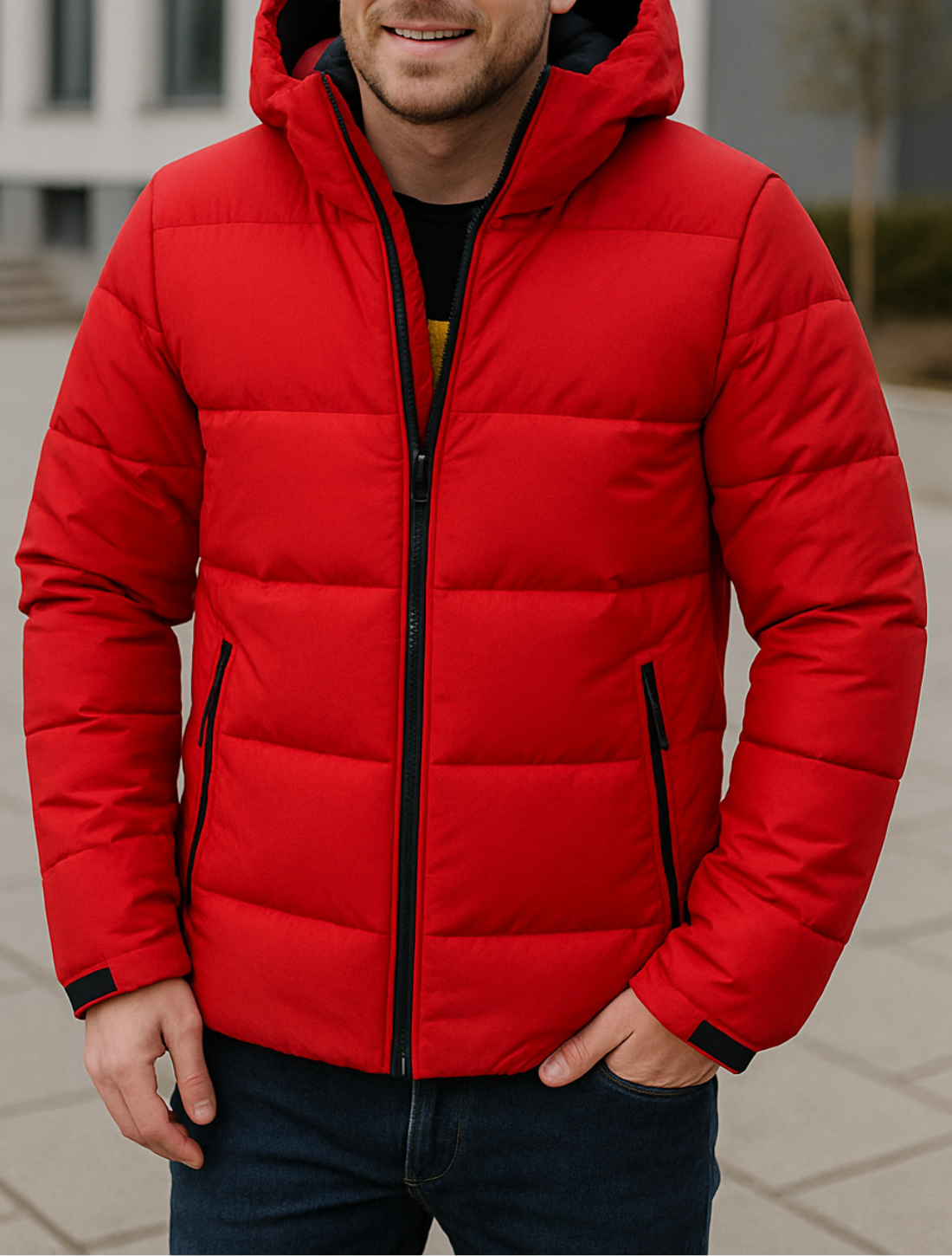 Rafello&Co | Warm Down Jacket with Detachable Hood