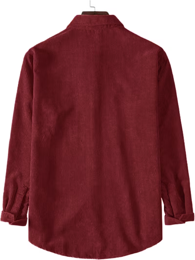 Spring & Autumn Long-Sleeve Corduroy Shirt