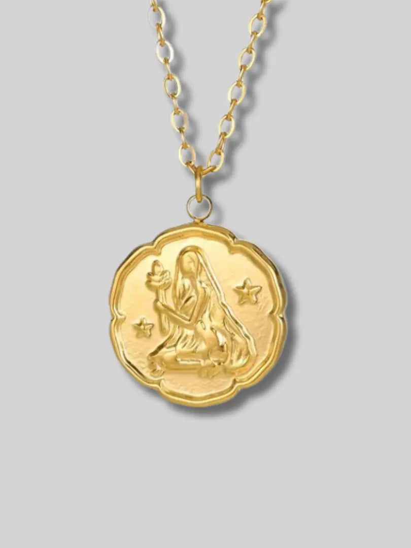 Gold Zodiac Sign Necklace Rafello&Co