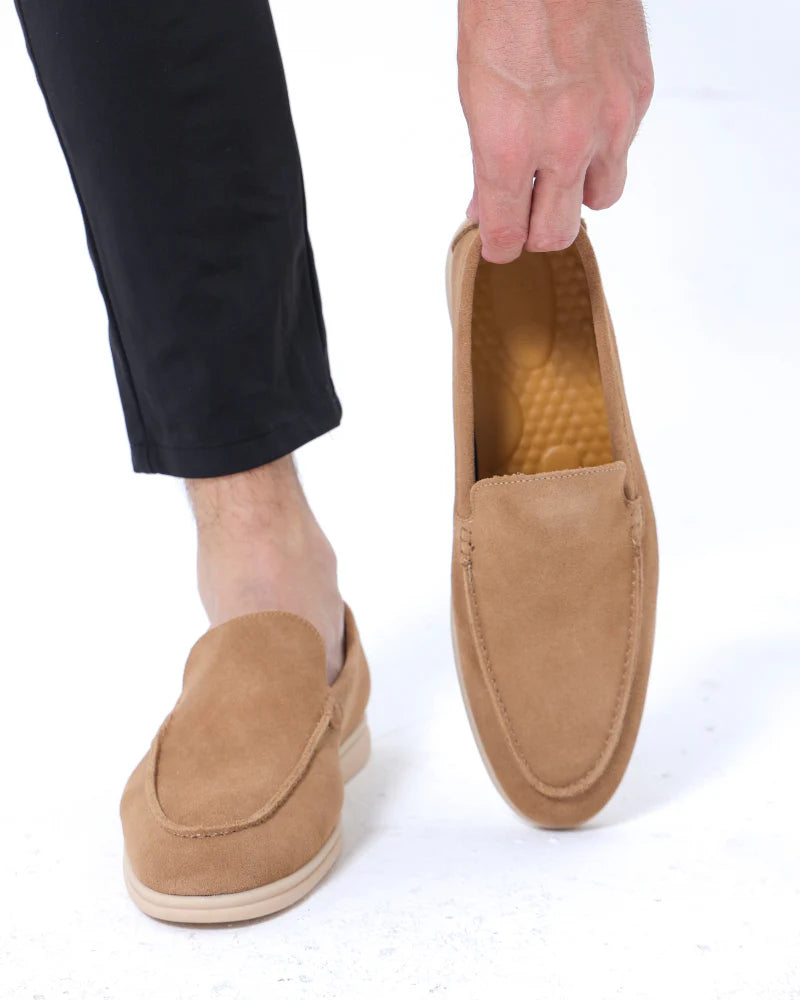 Tan Suede- Loafers